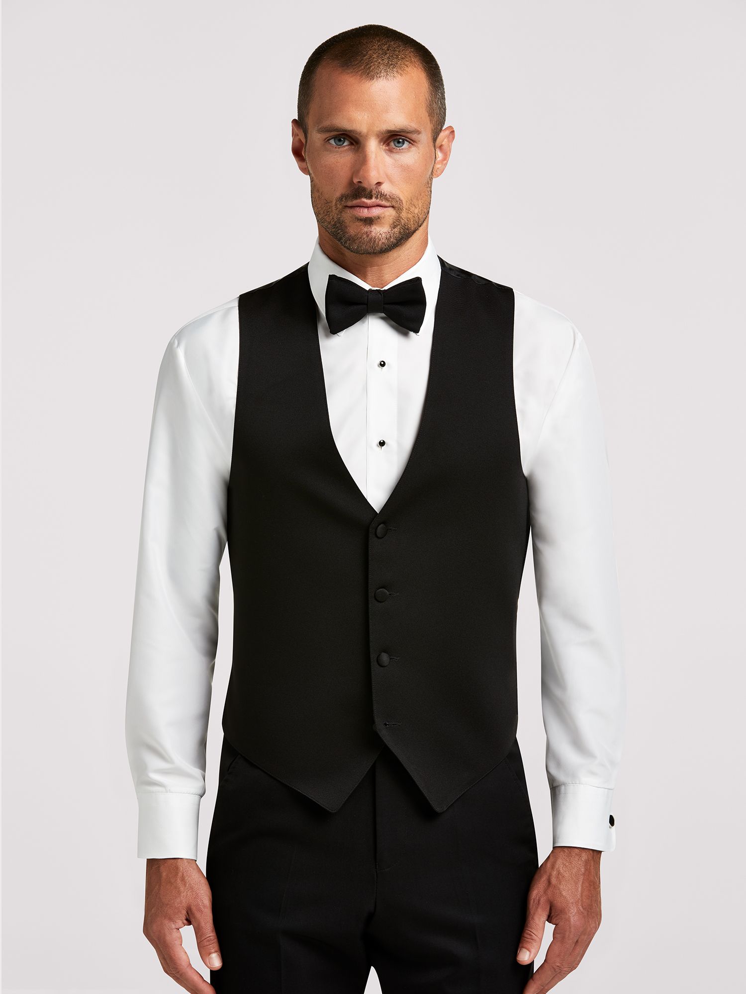 Black Notch Lapel Tux | Black by Vera Wang | Tuxedo Rental