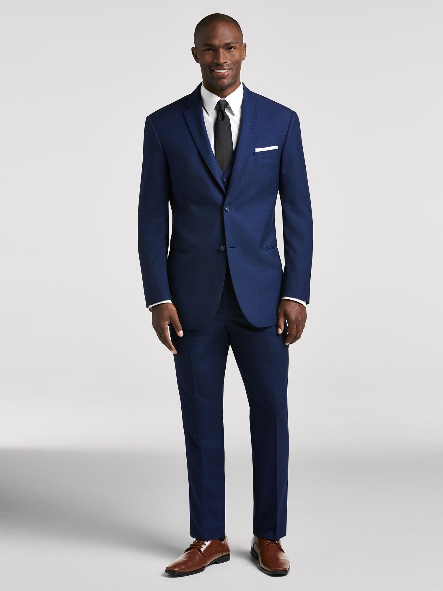 Blue Wedding Suit by Calvin Klein | Suit Rental