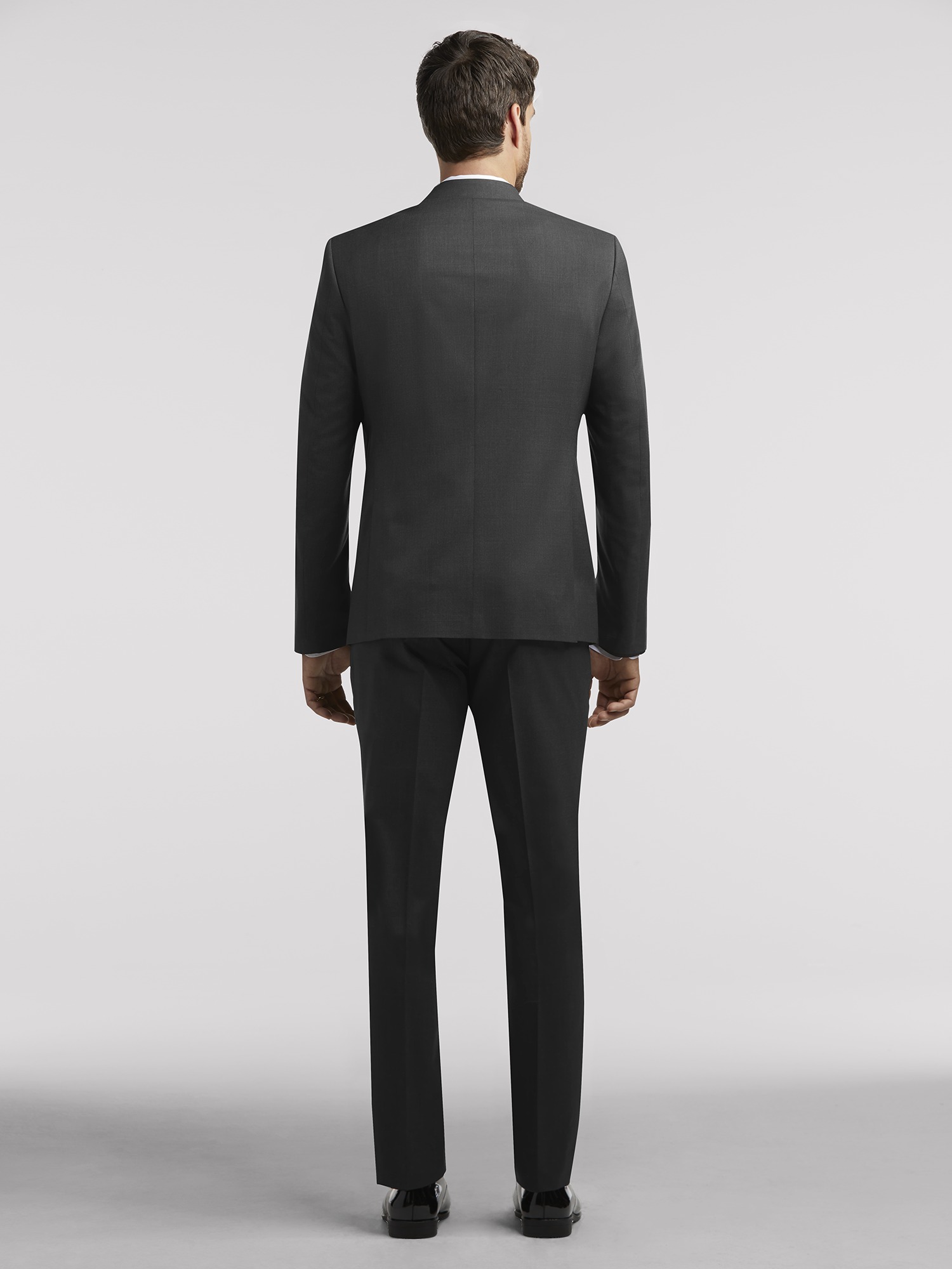 calvin klein charcoal suit pants