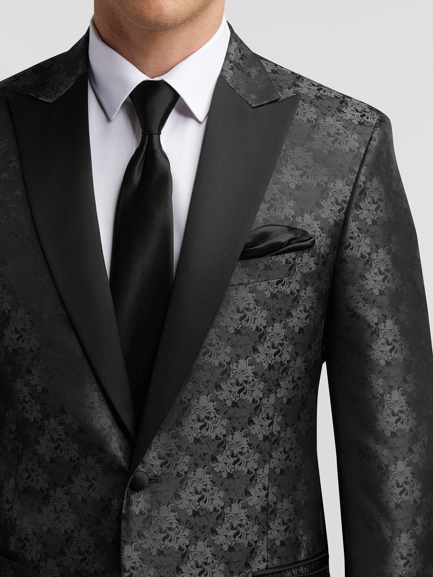 Egara Charcoal Dinner Jacket Tux Tuxedo Rental